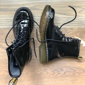 Dr. Martens 1460 Lace Up Patent Boots
